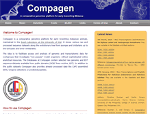 Tablet Screenshot of compagen.org